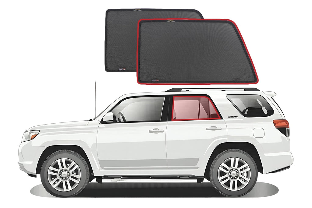 TOYOTA 4RUNNER 5TH GENERATION CAR REAR WINDOW SHADES (N280; 2009-2024)