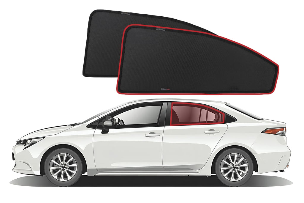 TOYOTA COROLLA SEDAN 12TH GENERATION CAR REAR WINDOW SHADES (E210; 2019-ON)