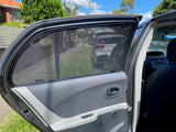 TOYOTA YARIS/VITZ HATCHBACK 2ND GENERATION CAR REAR WINDOW SHADES (XP90; 2006-2011)