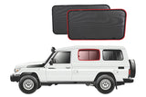 TOYOTA LANDCRUISER TROOP CARRIER SECOND ROW PORT WINDOW SHADES (78 SERIES; 1984-ON)
