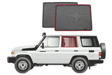 TOYOTA LANDCRUISER 70 SERIES CAR REAR WINDOW SHADES (76/79 SERIES; 1984-ON)