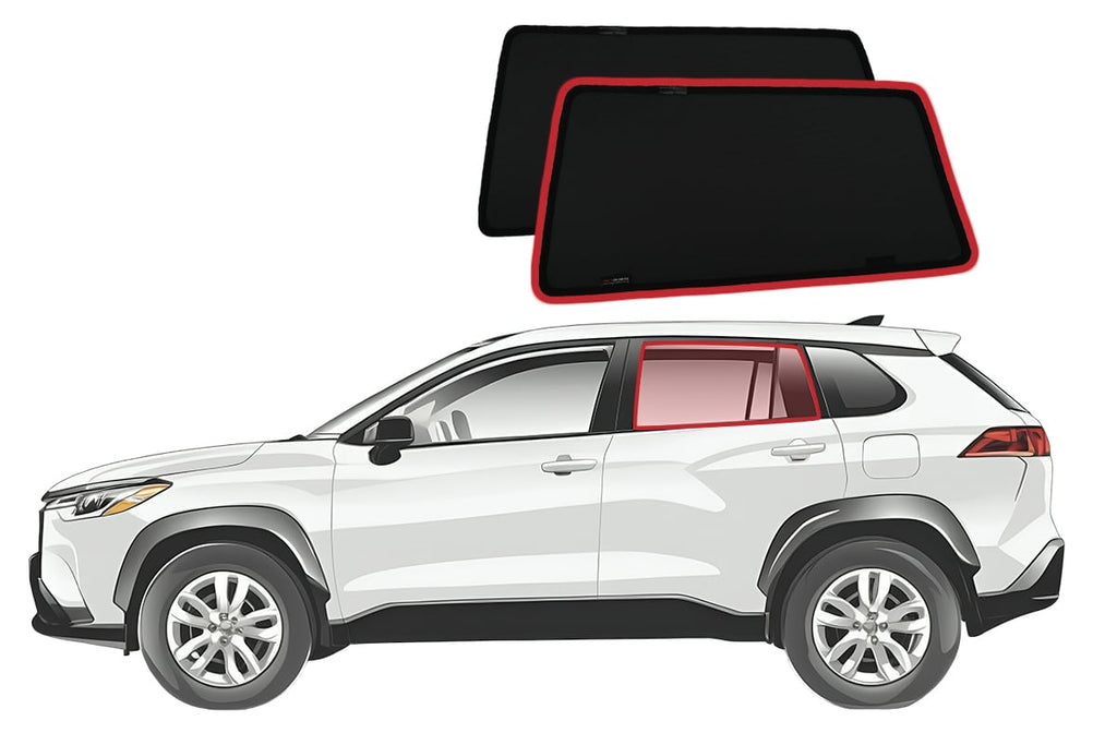 TOYOTA COROLLA CROSS CAR REAR WINDOW SHADES (XG10; 2020-ON)