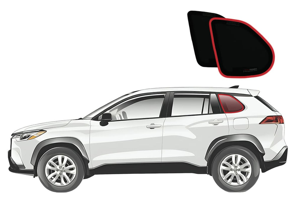 TOYOTA COROLLA CROSS PORT WINDOW SHADES (XG10; 2020-ON)