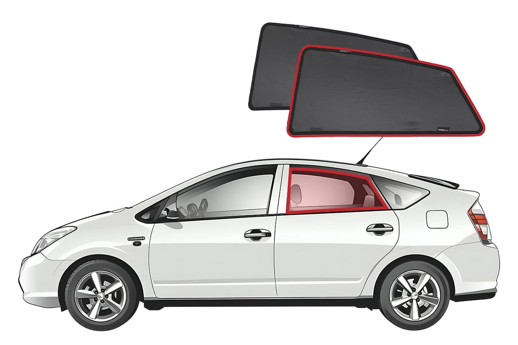 TOYOTA PRIUS 2ND GENERATION CAR REAR WINDOW SHADES (XW20; 2003-2009)