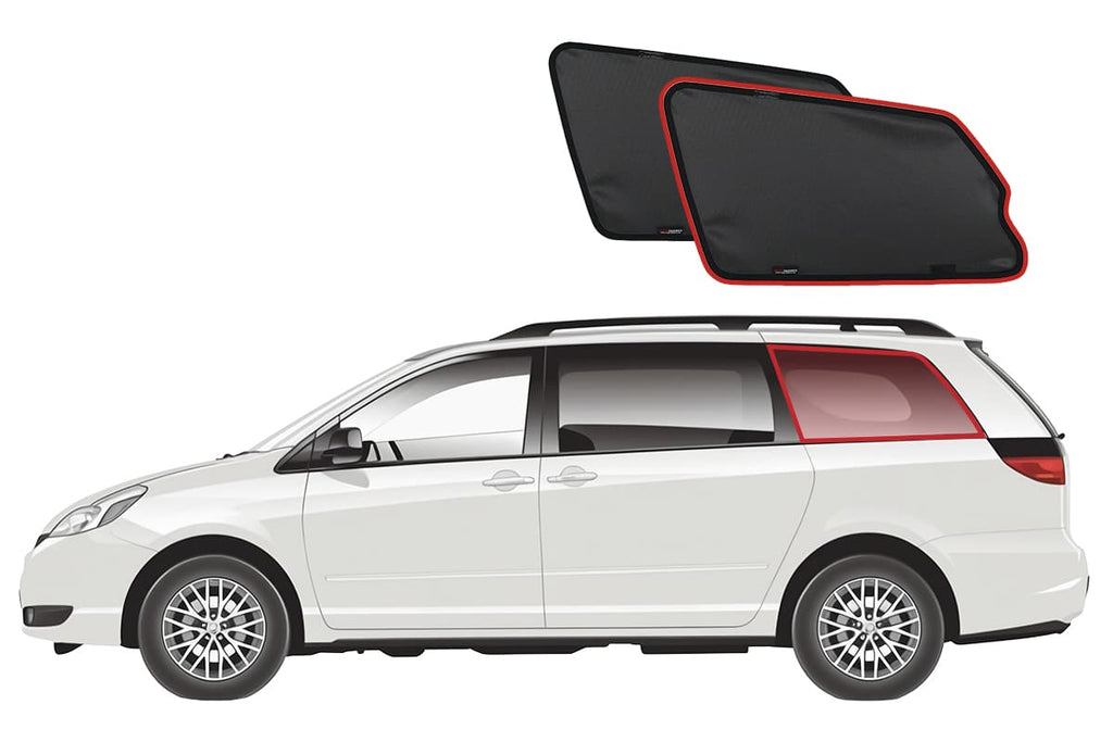 TOYOTA SIENNA 2ND GENERATION PORT WINDOW SHADES (XL20; 2003-2010)