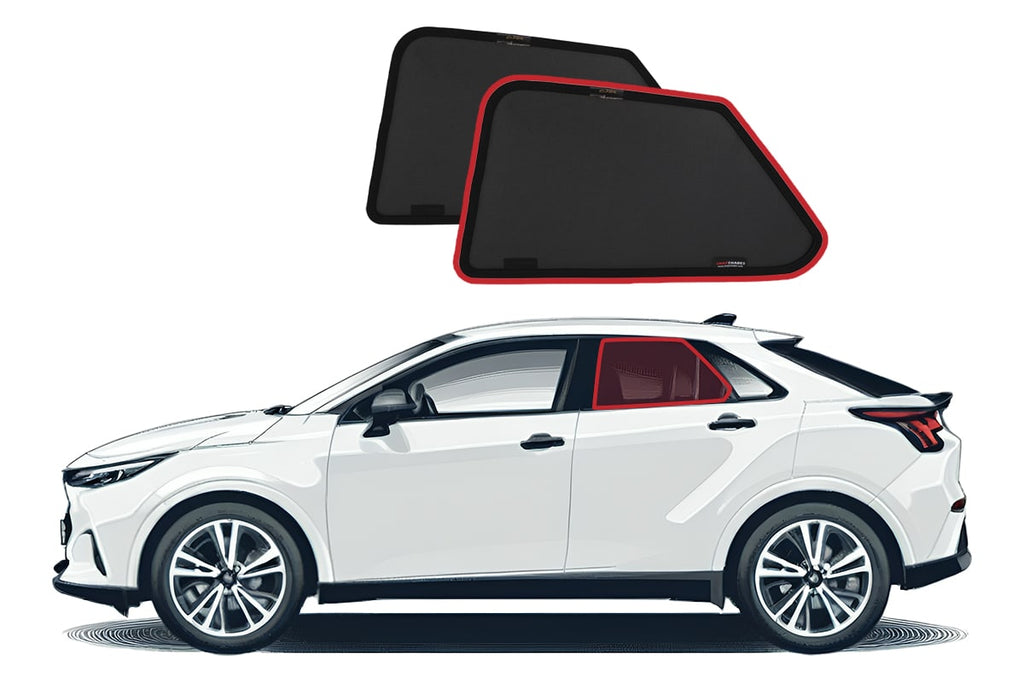 TOYOTA C-HR 2ND GENERATION CAR REAR WINDOW SHADES (AX20; 2023-ON)