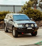 MCC FALCON BLACK LOOP BULLBAR WITH FOG LIGHTS FOR MITSUBISHI TRITON 06-15