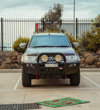 MCC FALCON BLACK LOOP BULLBAR WITH FOG LIGHTS FOR MITSUBISHI CHALLENGER 06-15