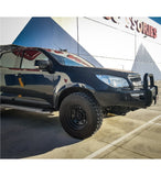 MCC PHOENIX SINGLE BLACK LOOP STEEL BULLBAR FOR HOLDEN COLORADO 7 12-16