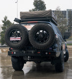 MCC REAR WHEEL CARRIER BAR WITH DUAL REAR WHEEL HOLDERS FOR ISUZU MUX 21-ON