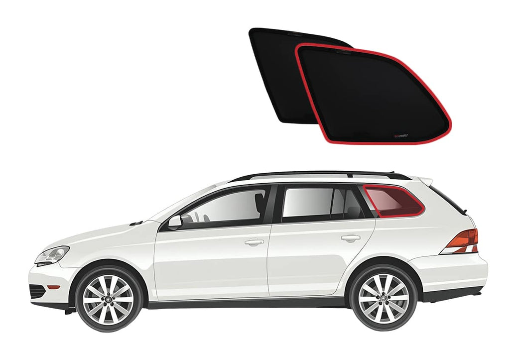 VOLKSWAGEN GOLF WAGON 5TH/6TH GENERATION PORT WINDOW SHADES (MK5/MK6- TYP 1K/5K; 2003-2013)