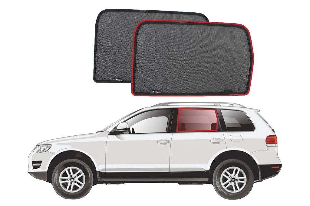 VOLKSWAGEN TOUAREG 1ST GENERATION CAR REAR WINDOW SHADES (7L; 2002-2010)