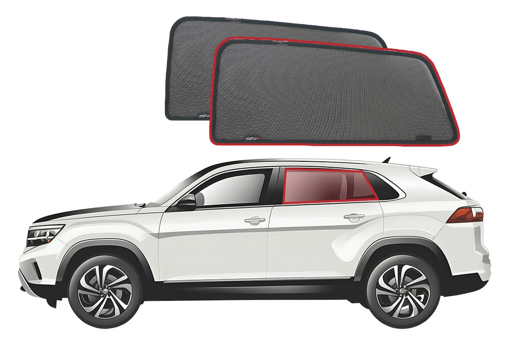 VOLKSWAGEN ATLAS CROSS SPORT/TERAMONT X CAR REAR WINDOW SHADES (2017-ON)