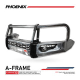 MCC PHOENIX ALUMINIUM A-FRAME BULLBAR FOR MITSUBISHI TRITON 24-ON
