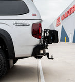 MCC REAR WHEEL CARRIER BAR WITH DUAL JERRY CAN HOLDERS FOR VOLKSWAGEN AMAROK 23-ON