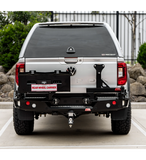 MCC REAR WHEEL CARRIER BAR WITH DUAL JERRY CAN HOLDERS FOR VOLKSWAGEN AMAROK 23-ON