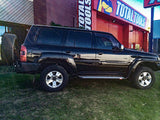 MCC BLACK SIDESTEP/RAIL KIT TO FIT 50MM BULLBAR FOR NISSAN PATROL 05-12