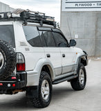 MCC BLACK SIDESTEP/RAIL KIT TO FIT 50MM BULLBAR FOR TOYOTA PRADO 96-02