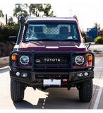 MCC FALCON A-FRAME BULLBAR WITH FOG LIGHTS FOR TOYOTA LANDCRUISER 24-ON