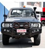 MCC FALCON A-FRAME BULLBAR WITH FOG LIGHTS FOR TOYOTA HILUX 88-97
