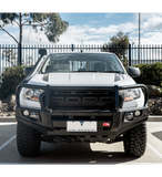 MCC FALCON STEEL A-FRAME BULLBAR WITH FOG LIGHTS FOR FORD RANGER 16-21 (NON TECH PACK)