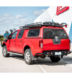 MCC JACK REAR BAR WITH BLACK STEP PLATE & LIGHT PACKAGE FOR NISSAN NAVARA 04-10