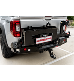 MCC REAR WHEEL CARRIER BAR WITH DUAL JERRY CAN HOLDERS FOR VOLKSWAGEN AMAROK 23-ON