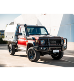 MCC FALCON A-FRAME BULLBAR WITH FOG LIGHTS FOR TOYOTA LANDCRUISER 24-ON