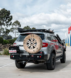 MCC REAR WHEEL CARRIER BAR WITH SINGLE JERRY CAN HOLDER FOR FORD EVEREST 16-ON