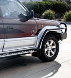MCC CHROME INSERT SIDESTEP/RAIL KIT TO FIT 50MM BULLBAR FOR TOYOTA PRADO 96-02