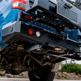 MCC REAR WHEEL CARRIER BAR WITH DUAL JERRY CAN HOLDERS FOR MITSUBISHI TRITON 15-19