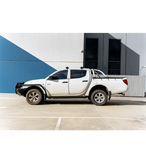 MCC BLACK SIDESTEP/RAIL KIT TO FIT 50MM BULLBAR FOR MITSUBISHI TRITON 06-15