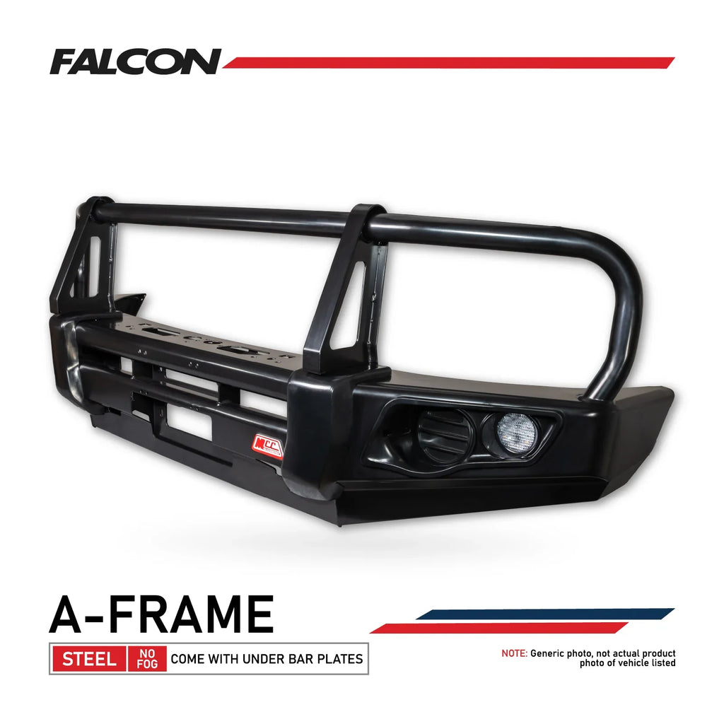 MCC FALCON A-FRAME BULLBAR WITHOUT FOG LIGHTS FOR TOYOTA HILUX 88-97
