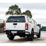 MCC JACK REAR BAR WITH BLACK STEP PLATE FOR ISUZU DMAX 12-19