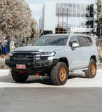 MCC ROCKER SINGLE LOOP SAND BLACK BULLBAR FOR TOYOTA LANDCRUISER 22-ON