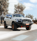 MCC ROCKER SINGLE LOOP SAND BLACK BULLBAR FOR TOYOTA LANDCRUISER 22-ON