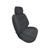 SILVER MODERN JACQUARD SEAT COVER FOR FOTON TUNLAND UTE 12-ON