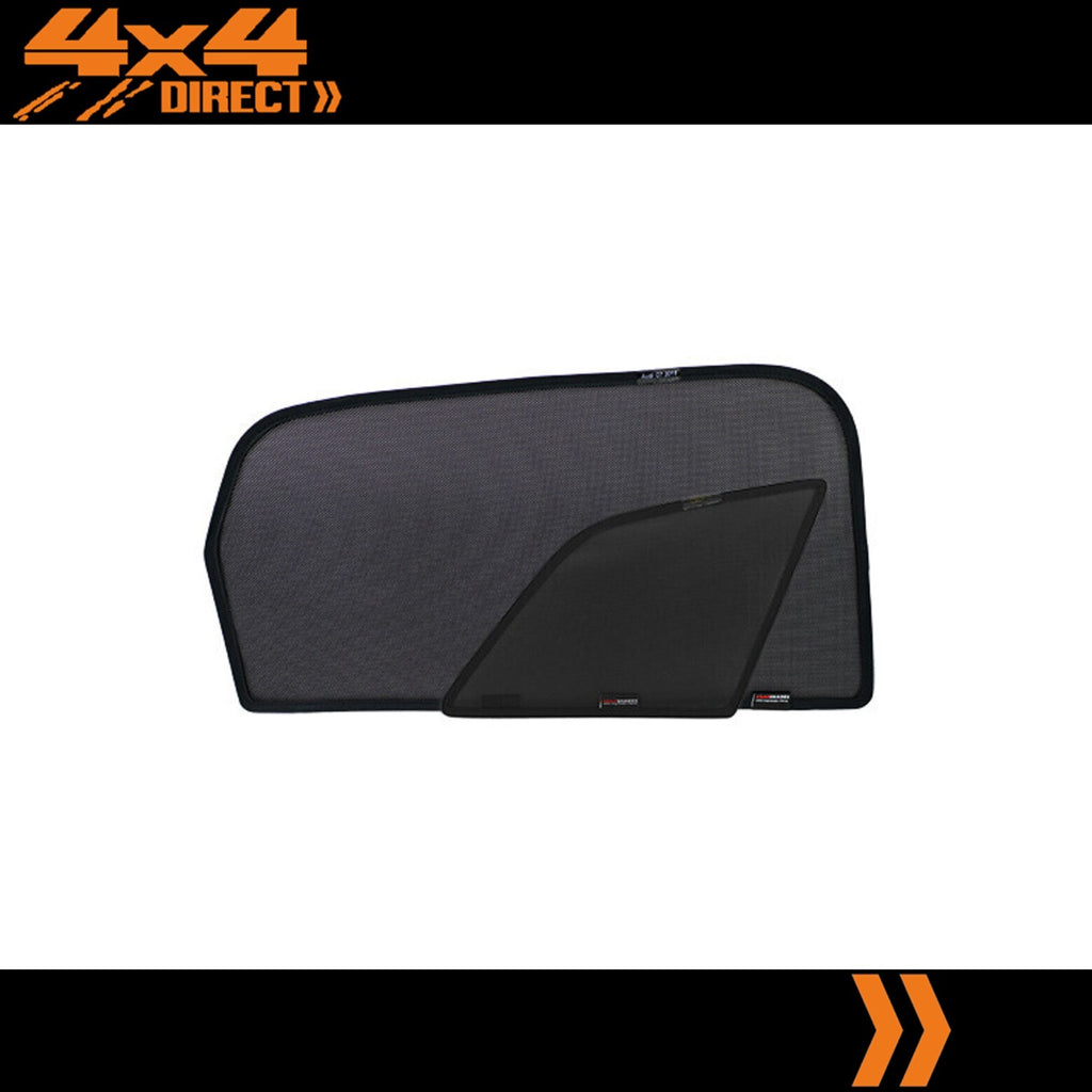 CAR WINDOW SNAP SHADES FOR AUDI Q7 2ND GEN REAR & PORT (TYP 4M; 16-ON)
