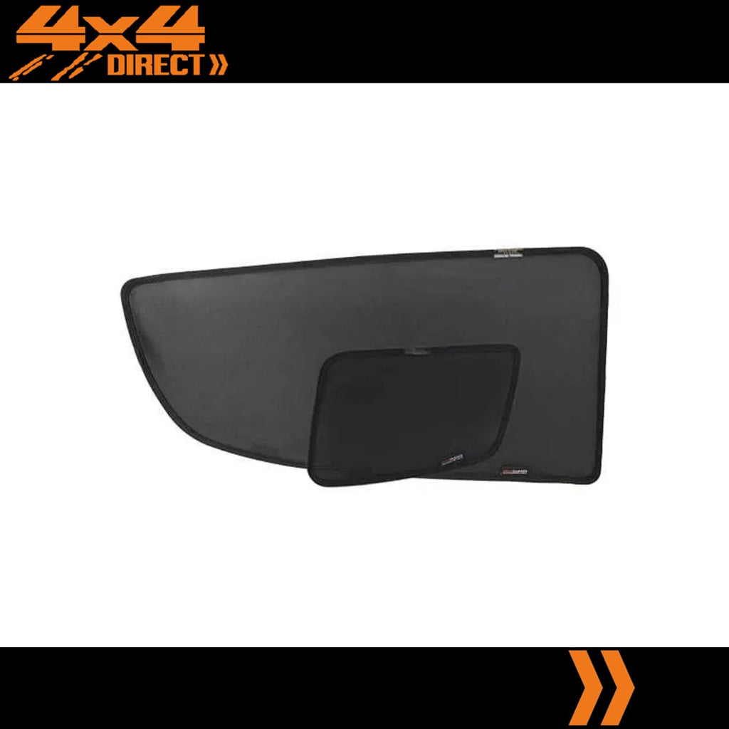 CAR WINDOW SNAP SHADES FOR ISUZU MU-X REAR & PORT (10-20)