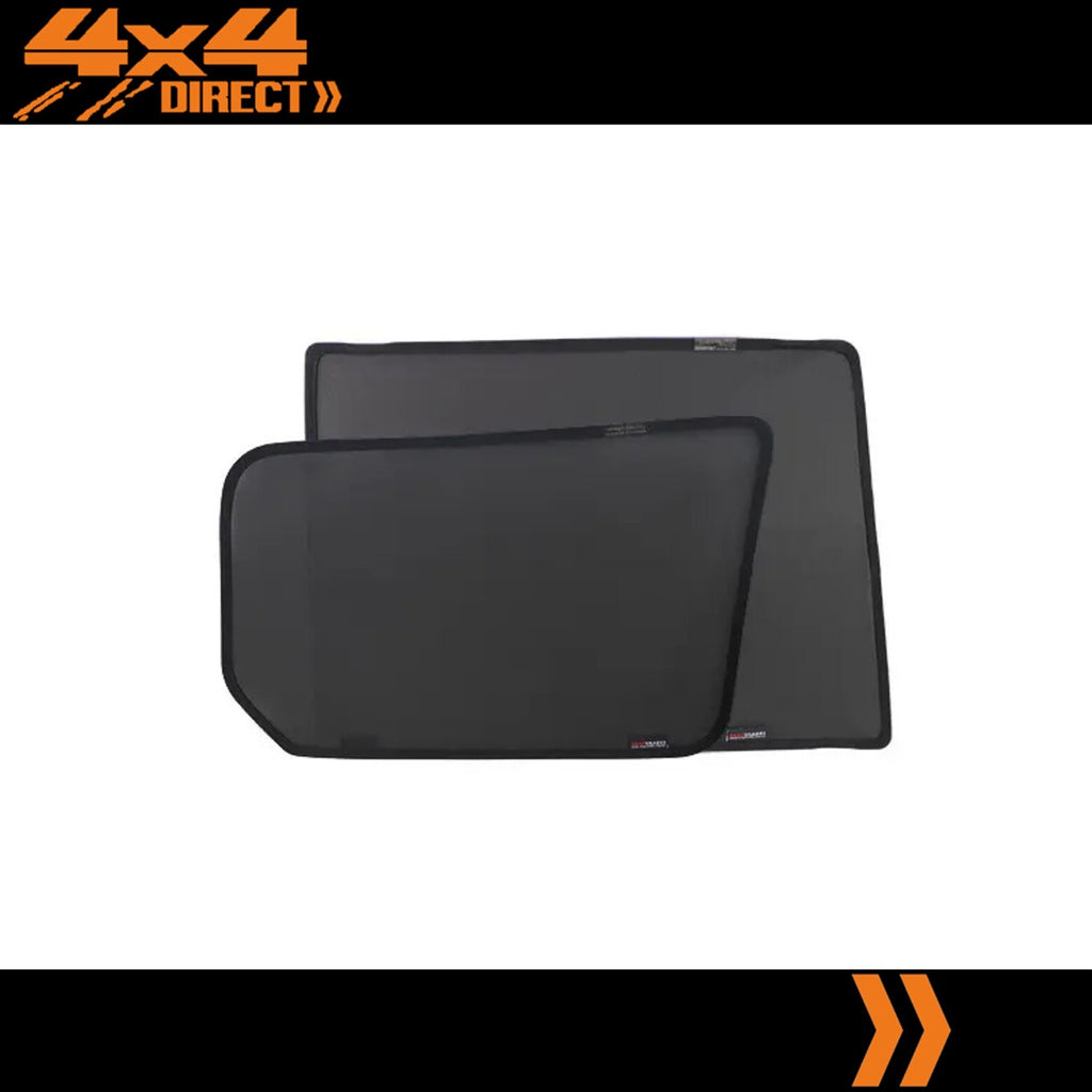 CAR WINDOW SNAP SHADES FOR LAND ROVER DISCOVERY 3/4 REAR & PORT (04-17)