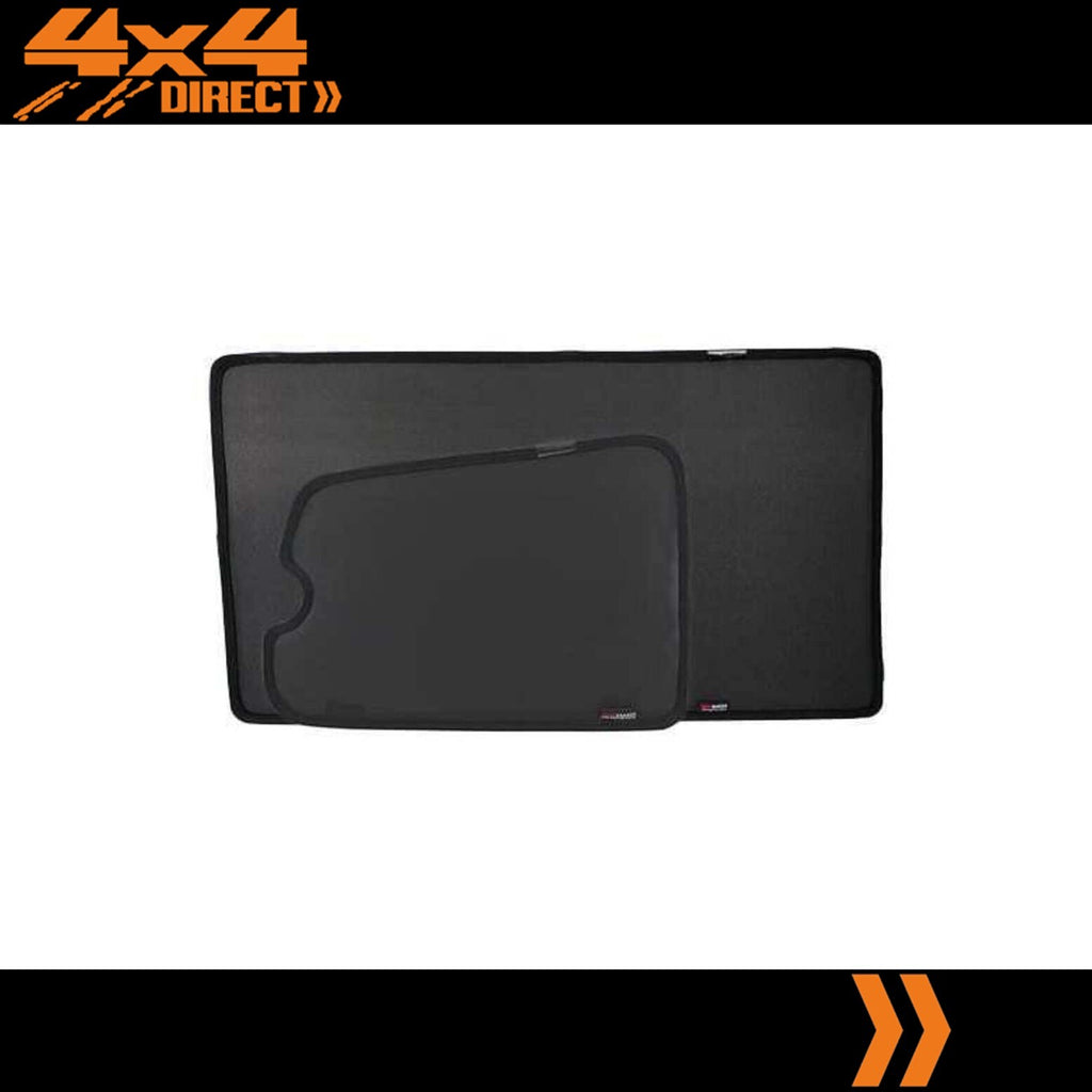 CAR WINDOW SNAP SHADES FOR MITSUBISHI PAJERO REAR & PORT (V80; 07-ON)