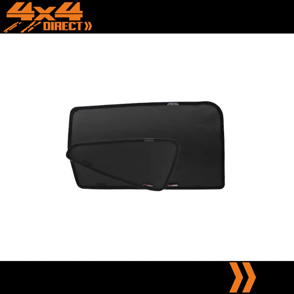 CAR WINDOW SNAP SHADES FOR MITSUBISHI PAJERO SPORT REAR & PORT (QE/QF; 15-ON)