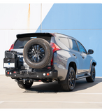 MCC REAR WHEEL CARRIER BAR WITH SINGLE JERRY CAN HOLDER FOR MITSUBISHI PAJERO SPORT 15-20