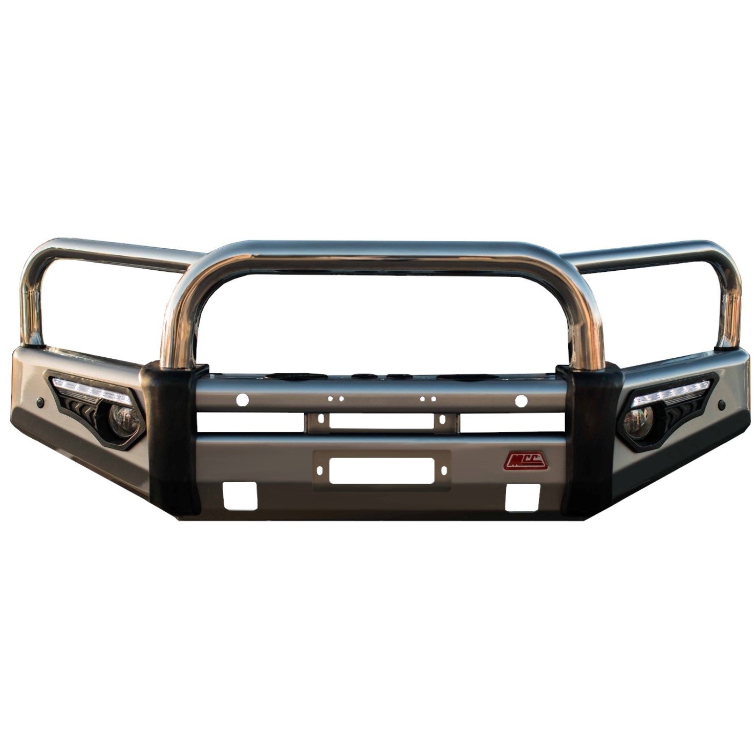 MCC PHOENIX ALLOY TRIPLE LOOP BULLBAR FOR MITSUBISHI PAJERO NS-NT-NW-NX ...