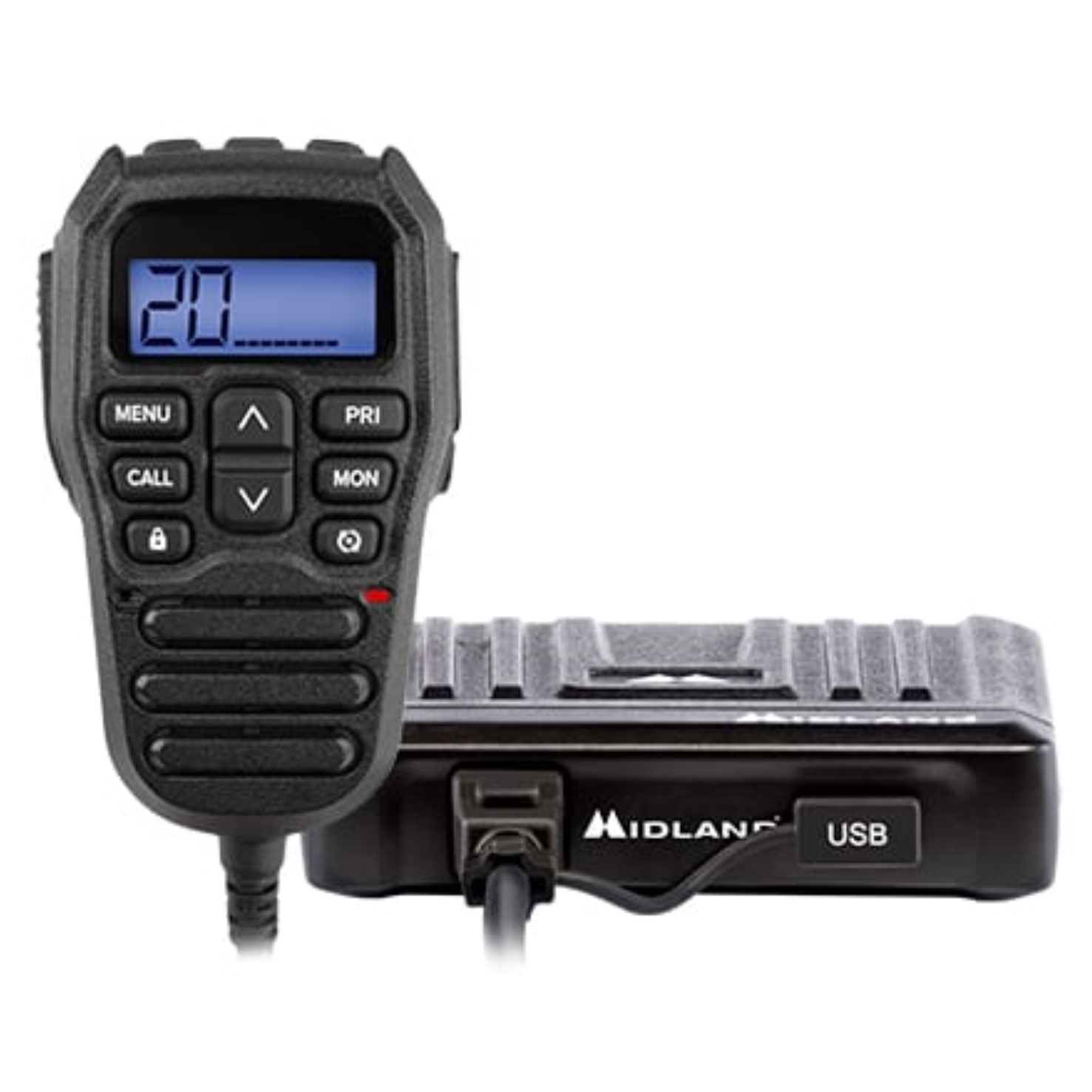 MIDLAND MINI COMPACT HYBRID UHF CB RADIO WITH REMOTE SPEAKER MIC ML802